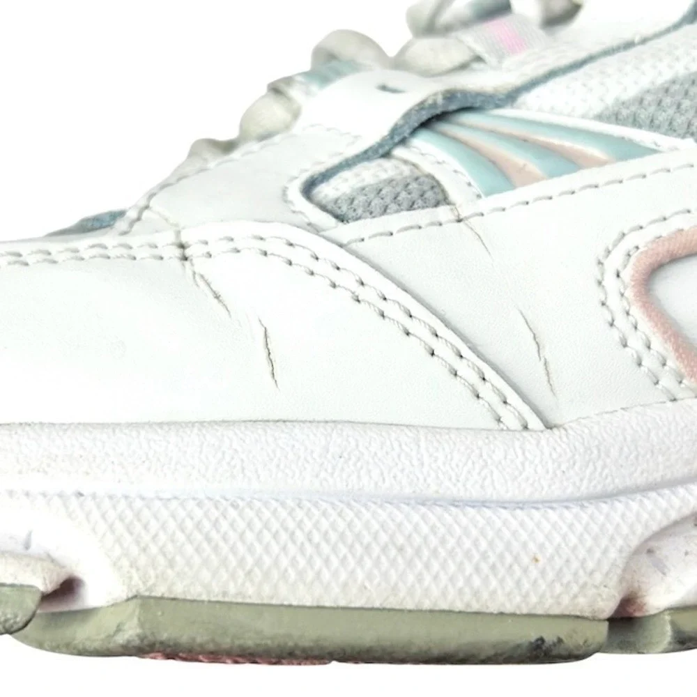 Vionic Walker Sneakers Women 11‎ White Leather Orthotic Arch Support Shoes